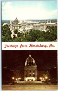 Postcard - Greetings from Harrisburg, Pennsylvania, USA 