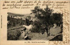 CPA AK MAROC FEZ - Vue de FEZ sous Bordj'Snd (219233)