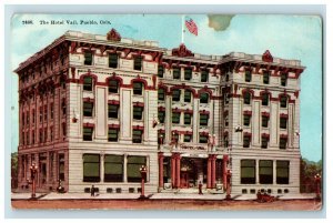 C.1910 The Hotel Vail, Pueblo, CO Postcard P186