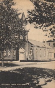 SOUTH AMBOY , New Jersey, 1930s ; First Baptist Churck