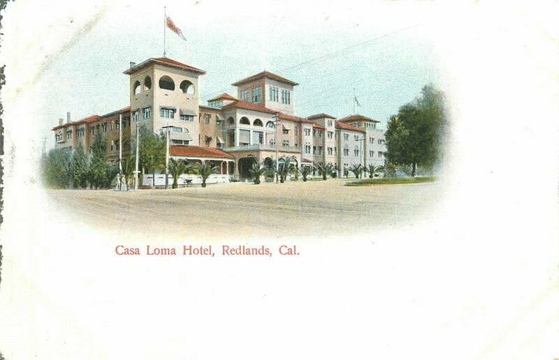 Casa Loma Hotel Redlands California Rieder #3798 C-1910 Postcard 20-11988