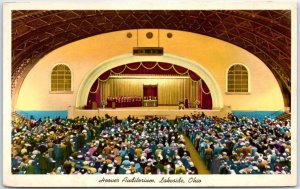 Postcard - Hoover Auditorium - Lakeside, Ohio