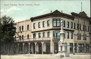 North Yakima Washington WA Hotel Yakima c1910 Vintage Postcard