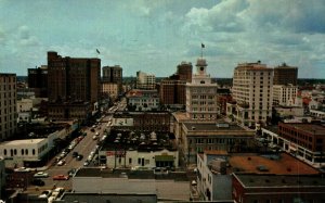 USA Downtown Tampa Florida Franklin Street Florida Vintage Postcard 08.46