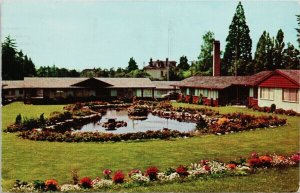 Redwood Park Motel Victoria BC British Columbia Gorge Road 1960s Postcard H12