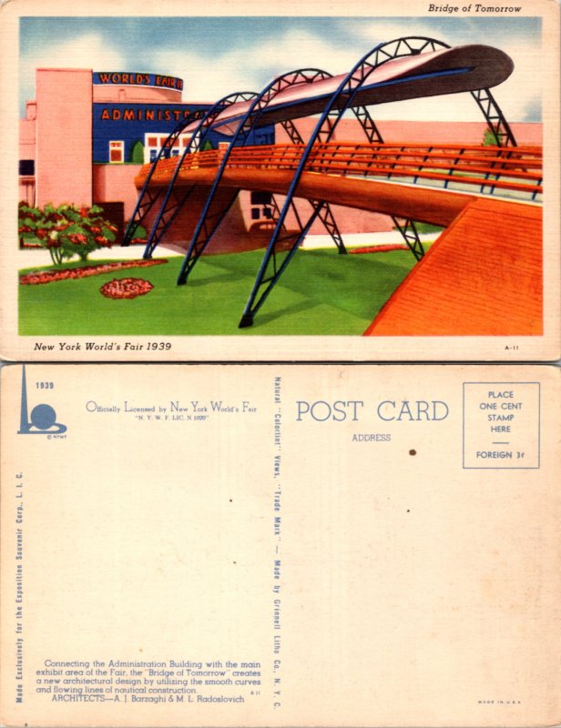 Bridge of Tomorrow, New York World's Fair 1939 (9852)