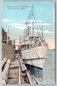 Provincetown Cape Cod Massachusetts Steamer Dorothy Bradford Postcard  c1915
