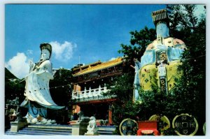 HONG KONG ~ Statue TIN HAU GODDESS at Repulse Bay  4x6 Postcard