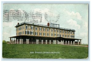 1918 View Of Hotel Braddock,  Braddock Heights Maryland MD Antique Postcard 