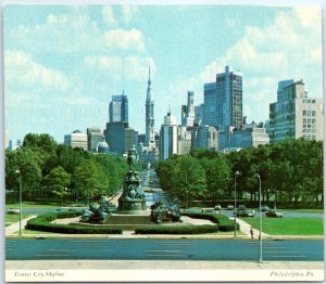 Postcard - Center City Skyline - Philadelphia, Pennsylvania