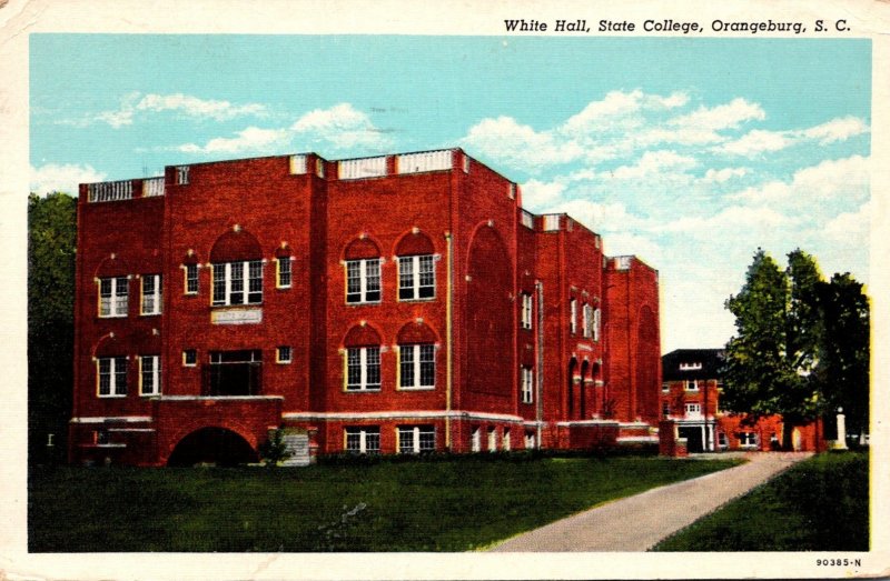 South Carolina Orangeburg White Hall State College 1951 Curteich