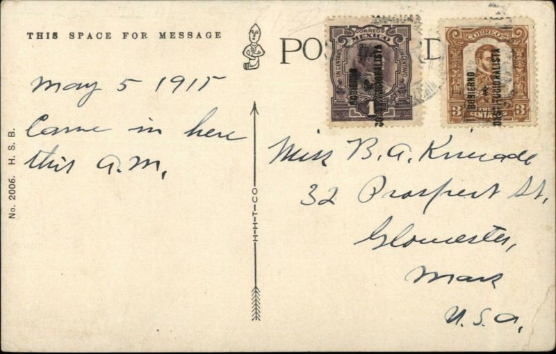 Ciudad Juarez Mexico Mission Guadalupe c1910 Postcard