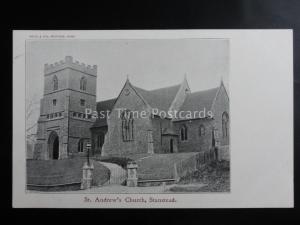 Hertfordshire STANSTEAD ABBOTTS St. Andrews Church - Old Postcard by Price & Son