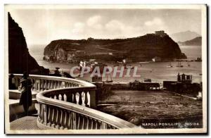 Postcard Old Posillipo Napoli Nisida