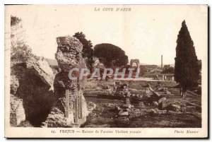 Old Postcard The French Riviera Frejus Ruins of the ancient Roman Theater