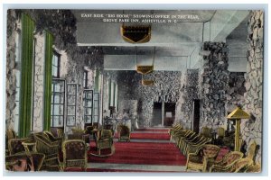 c1910 Interior East Side Big Room Grove Park Inn Asheville NC Postcard