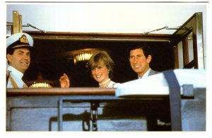 Princess Diana, Prince Charles, Laughing Aboard Yacht, Royal Wedding 1981