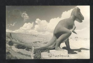 RPPC RAPID CITY SOUTH DAKOTA TYRANNASAURUS REX SD REAL PHOTO POSTCARD