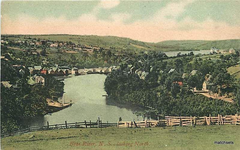 bEAR RIVER NS CANADA Looking North Private Postcard 7320