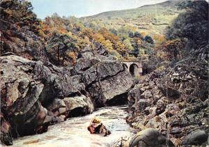 uk6634 soldiers leap pass of killiecrankie perthshire scotland  uk