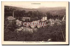 Old Postcard Switzerland Normandy Bridge & # 39Ouilly general view