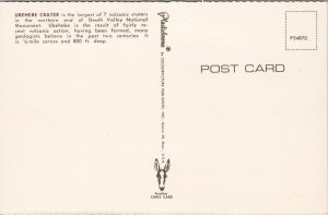 Ubehebe Death Valley CA California Volcanic Crater Unused Vintage Postcard H41