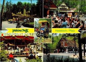 Hassloch Pfalz, Germany  HOLIDAY PARK Amusement Park Rides~Carousel 4X6 Postcard