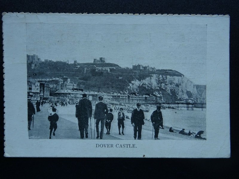 Kent DOVER CASTLE & PROMENADE c1904 Postcard 