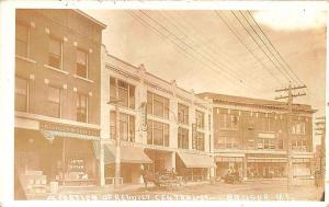 Bangor ME Central Street Dirt Street Horse & Wagon RPPC Postcard