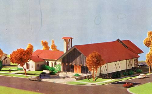 CO - Colorado Springs. Model of Immanuel Lutheran Church Showing Addition