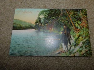 THAYER`S POND, HOOSICK FALLS, N.Y., USED VINTAGE CARD