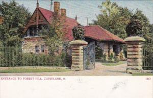 Ohio Cleveland Entrance To Forest Hill