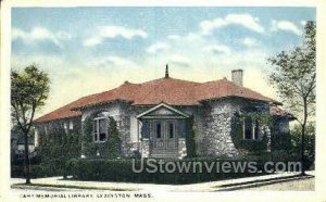 Cary Memorial Library - Lexington, Massachusetts MA