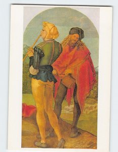 Postcard Drum-and-fife By A. Dürer, Wallraf-Richartz-Museum, Cologne, Germany