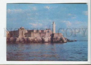 470866 Cuba Havana Fortress El Morro Lighthouse Old postcard