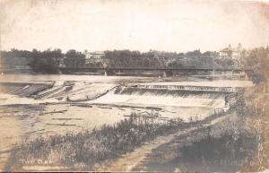 D95/ St Cloud Minnesota Mn Real Photo RPPC Postcard c1920 The Dam River