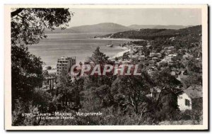 Old Postcard Saint Maxime General view and Great Point