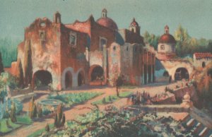 Oleo De Salvador Tarazona Marias Convent Mexico Painting Postcard