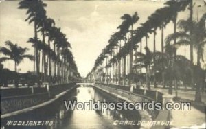 Real Photo Calan Dumangue Rio De Janeiro Brazil Unused 