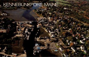 Maine Kennebunkprot Aerial View