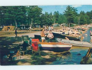 Unused Pre-1980 WATER RECREATION AREA AT CAMPGROUND Naples Maine ME H2069@