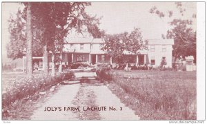 Joly's Farm, Lachute No. 3, Montreal, Canada, PU-1972