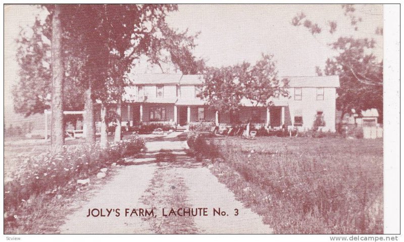 Joly's Farm, Lachute No. 3, Montreal, Canada, PU-1972