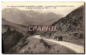 Old Postcard Bagneres de Bigorre to Luchon The Descent of the Col d Aspin on ...