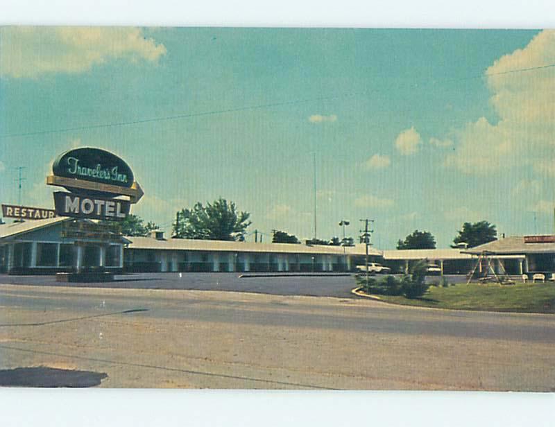 Unused Pre-1980 TRAVELERS MOTEL & RESTAURANT South Fulton Tennessee TN M4002