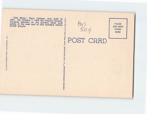 Postcard Old Main, Knox College, Galesburg, Illinois
