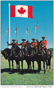 Canada Royal Canadian Mounted Police & new flag of Canada