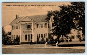 PATCHOGUE, Long Island NY ~ Post #269 AMERICAN LEGION 1939 Fraternal Postcard