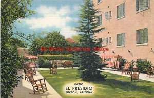 AZ, Tucson, Arizona, El Presidio Hotel, Exterior View, Curteich No 5A-H2699