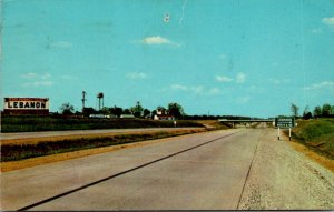 Missouri Lebanon Welcome Roadside Sign Along U S 66 Main Street Of Amer...